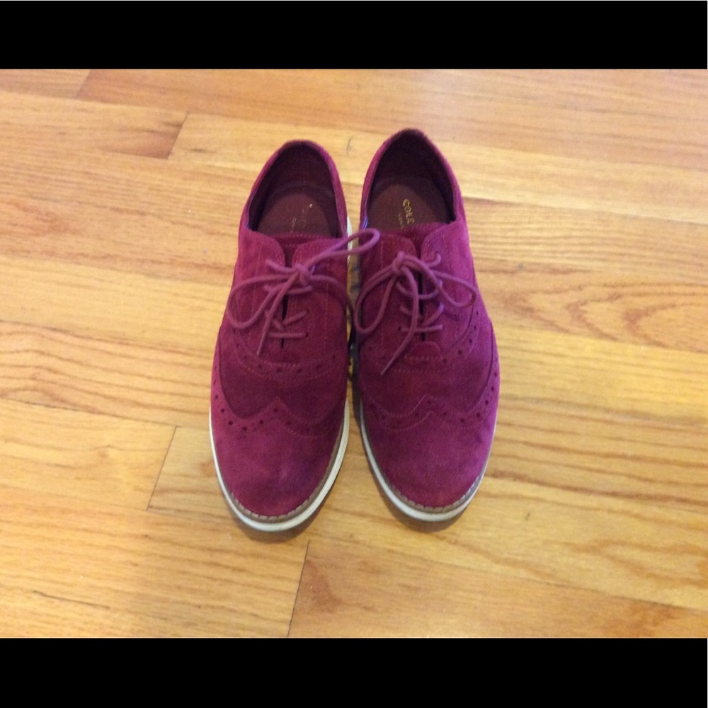 Beautiful suede Cole Haan oxfords size 6.5